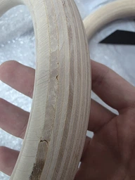 Деревянные гимнастические кольца со стропами Troli Wooden Rings with Slings 4,5 метра х 25мм 28мм фото от покупателей 4