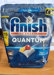 Средство для мытья посуды в посудомоечных машинах FINISH Quantum All in 1 Лимон 115 шт (5908252018468) фото от покупателей 5
