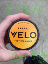 Бестабачные никотиносодержащие подушечки VELO Tropical Mango Интенсивный (4820270365441)