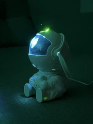Светильник-ночник LED с пультом LUMINARIA ASTRONAUT 5W USB 5V/2А (детский ночник-проектор звёздного неба)