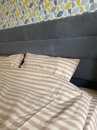 Комплект постільної білизни MirSon Бязь 17-0610 Stripe Light Brown 200 x 220 см (2200008199135) фото від покупців 1