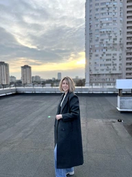 Пальто жіноче з французького кашеміру прямого вільного крою довге з відкладеним коміром і ґудзиками на рукавах Seventeen L-XL Чорне 2249.6265 фото від покупців 1
