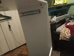 Туалетный столик MEBLIBUD DIG с ящиком и зеркалом 60 х 40 х 145 см Бетон (2203426800010) фото от покупателей 3