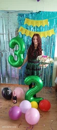 Кулька Цифра "3" (76 см) колір - чорний