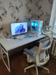 Кресло компьютерное офисное эргономичное OfficePro Balance OC620-G-DG-DG Gray/Dark Gray фото от покупателей 3