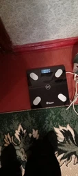 Смарт-ваги, розумні підлогові ваги Domotec Smart Scale 2, електронні, фітнес, Bluetooth, 180 кг, рожеві фото від покупців 9