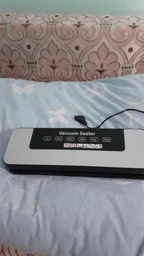 Вакууматор бытовой для продуктов питания Vacuum Sealer 120W 60 вакуумный упаковщик автоматический + 10 пакетов фото от покупателей 9