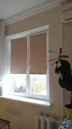 Pулонная шторка Silver Термо Блекаут 42,5*165 см Какао (К053) фото от покупателей 1