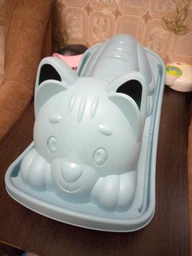 Качалка Smoby Toys Life Котенок 78х38х35 см 18 мес+ Голубая (7600830109) (3032168301092) фото от покупателей 2