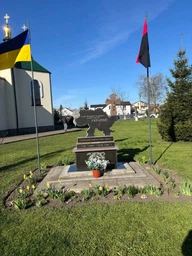 Комплект Прапор України + ОУН (УПА) 90х140см великий вуличний з габардину