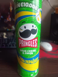 Чипсы Pringles Sour Cream & Onion Сметана-лук 165 г (0.165 кг) (5053990101597)
