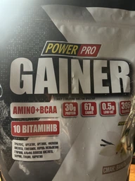Гейнер Power Pro Gainer Amino + BCAA 1 кг Ваниль фото от покупателей 1