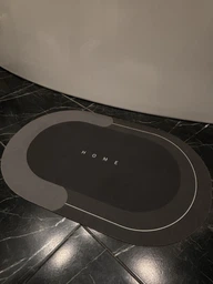 Большой коврик для ванной комнаты, кухни, нескользящий, HOME, ковер в ванную суперпоглощающий, диатомитовый, 50х80 см фото от покупателей 2
