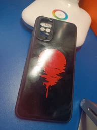 TPU чохол Demsky Red Moon для Xiaomi Redmi Note 11 (Global) / Note 11S