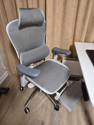Крісло офісне з підставкою для ніг Sihoo DORO C300 Pro Mesh Black with footrest фото від покупців 3