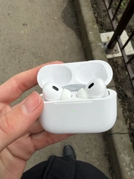 Бездротові вакуумні навушники блютуз Lexego Air Pro 2 для телефона айфона Apple iOS Android бездротова зарядка активне шумозаглушення та миттєве підключення по Bluetooth White prg3b-w фото від покупців 4