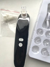 Вакуумный очиститель пор черных точек прыщей аппарат удалитель для чистки прибор с дисплеем устройство высасыватель вакуум для удаления угрей акне очистки кожи носа лица лба ремувер black head remover деликатный портативный универсальный Hechpro АН675IF фото от покупателей 3