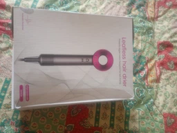 Фен Super Hair Dryer ceramic pop з іонізацією та турборежимом 5 насадок фото від покупців 2