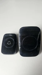 Бездротовий дверний дзвінок музичний водонепроникний DoorBell, комплект дверного дзвінка з дальністю радіодії до 300 метрів Kayfovo DB-13 чорний.