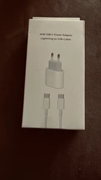Комплект Зарядное устройство Foxconn с быстрой зарядкой 35W USB-C + Кабель USB-C - USB-C 1 м White для Apple iPhone (37432a) фото от покупателей 3