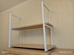 Настінна полиця в стилі Лофт StepLoft Shelf-105 фото від покупців 3