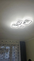 Люстра светодиодная потолочная LUMINARIA OVAL RGB 90W 5S 725/423 BLACK 220V IP20, LED светильник с пультом ДУ фото от покупателей 2