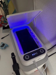 Багатофункціональний УФ стерилізатор VHG ST801 з бездротовою зарядкою UV Sterilizer Black