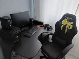Геймерский компьютерный стол "STALKER - PRO", чёрный, игровой.