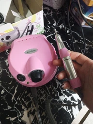 Фрезер для манікюру Nail Drill DM-202 на 65 Вт, 35000 об/хв рожевий фото от покупателей 1