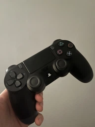 Геймпад PS4 бездротовий DualShock 4 джойстик Bluetooth акумуляторний контролер для ігор консолі смартфона планшета сумісний з ПК смартфоном Android iOS iPad V2 Sony wireless USB зарядка портативний ігровий ергономічний тригерний оригінал pro чорний фото від покупців 8