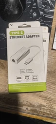 Переходник на Ethernet для Type-C адаптер для USB-C на интернет RJ45 silver
