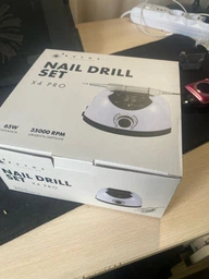 Фрезер X4 PRO Bucos Nail Drill (65W/35000 об.) WHITE PEARL