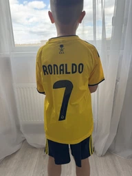 Детская футбольная форма Al Nassr (Аль Наср) Ronaldo 7 25/26, размер 22 (рост 120–125 см), желтая