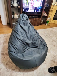 Крісло Мішок Груша Оксфорд Waterproof (3XL-150х100) iQmebel Помаранчевий (знімний чохол) фото від покупців 1