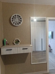 Настенное / Напольное зеркало 160х50 "Facet 2203", белый мдф