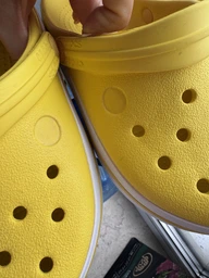Сабо Crocs Crocband 39 бежевый/белый 11016 фото от покупателей 1