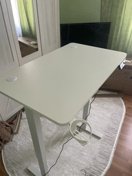 Стол с электрорегулировкой высоты 100 X 60 см Flexi Desk Dark Brown 28061 фото от покупателей 8
