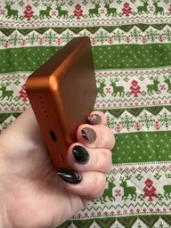 Магнітний повербанк 5000 mAh powerbank MagSafe для Apple iPhone 12 13 14 15 16 17 тонкий бездротовий портативний Foneng PX155 5000mAh MagSafe 20W магсейф магнітна бездротова зарядка універсальний павербанк максейв Orange фото від покупців 6