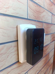 Дзвінок дверний бездротовий з козирком з DOORBELL 5615 з годинником, термометром і показником вологості фото від покупців 8