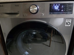 Стиральная машина LG серии AI DD™ TurboWash™ F2Y7FS5P, фронтальная, узкая, 47,5 см, 9 кг, 1200, класс F/A/B, 14 программ, инверторный, дисплей, WiFi, темно серый фото от покупателей 3