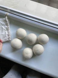 Шерстяные мячики для сушки gLee 100% Новая Зеландия Dryer Balls, 6 шт фото от покупателей 2
