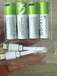 Батарейки AA аккумуляторные с разъемом USB Type-C от Smartoools на 1.5V/2600mWh - 16 ШТ. фото от покупателей 2