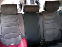 5D Чехлы на сиденья для MITSUBISHI L200 2006-2015 Autovalom Flannel черные с серой вставкою фото от покупателей 8