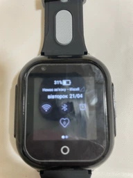 Смарт часы-телефон детские Wonlex KT24S 4G камера прослушка геозона WI-FI GPS SIM Black (16998)