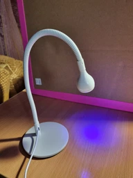 Лампа для маникюра ультрафиолетовая Clip on UV Lamp 365nm + 395nm фонарик наращивания ногтей, USB, 360°, Черный