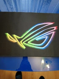 Игровой Коврик для Мыши 900x400x4мм (XXL) Дизайн ASUS ROG Cyber Pulse. Гладкая Поверхность, Прорезиненный. Толщина 4 мм фото от покупателей 2