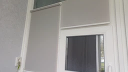 Рулонна штора Льон 30*180 см Оливковий М-7383 фото від покупців 6