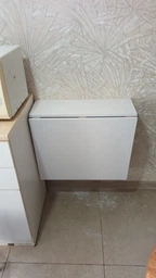 Стіл розкладний Олександр 6 Ferrum-decor 750x600x700 Чорний метал ДСП Дуб Артизан 16 мм (ALEKS006) фото від покупців 1