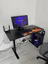 Стол с электрорегулировкой высоты 120 X 60 см Flexi Desk Black Matte 27884 фото от покупателей 13