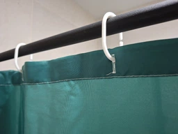 Шторка для ванной комнаты с кольцами Trento Green 200х200